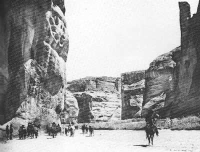 navajo in canyon